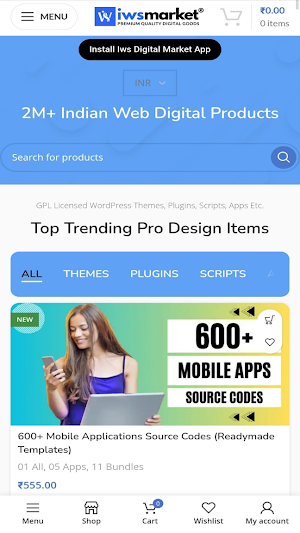 Iws Digital Market Screenshot 1