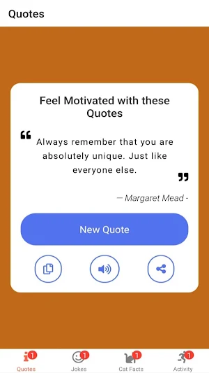 randomMe | Quotes Jokes Facts Screenshot 3
