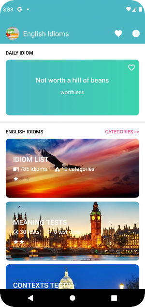 English Idioms Screenshot 0