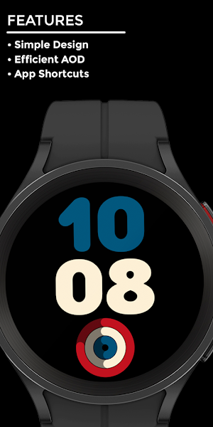 Nighty Digital 17 - watch face Screenshot 1