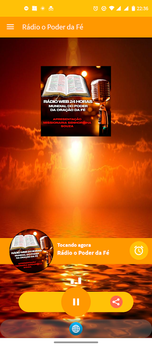 Rádio Web Poder Da Fé Screenshot 0