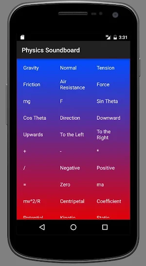 Physics Soundboard Screenshot 0