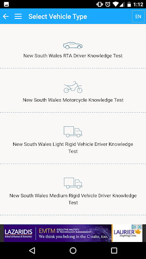 Australian Driving Tests Screenshot 2