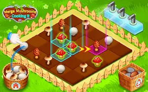 Merge Mushrooms Cooking It Screenshot 1