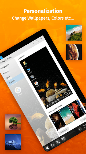Computer launcher Aquarium Screenshot 3