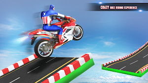 Superhero Bike Games Stunts Screenshot 1