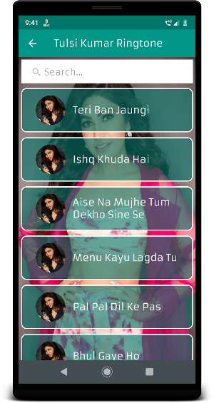 Tulsi Kumar Ringtone Screenshot 2