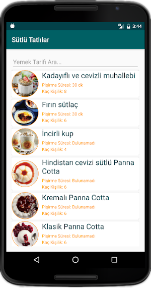 İnternetsiz Sütlü Tatlı Tarifleri Screenshot 1