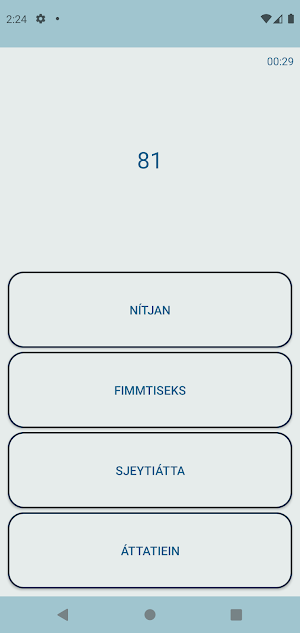 Numbers in Faroese language Screenshot 2
