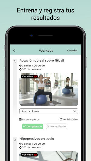 Entrenamiento Mujer .be Screenshot 1