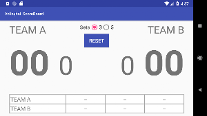 Volleyball ScoreBoard Screenshot 0