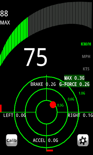 Speedometer with G-FORCE meter Screenshot 0