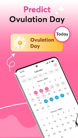 She Ovulation & Period Tracker Screenshot 1