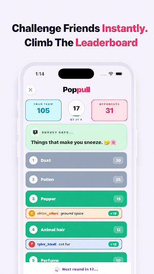 Poppull: Guess Popular Answers Screenshot 2