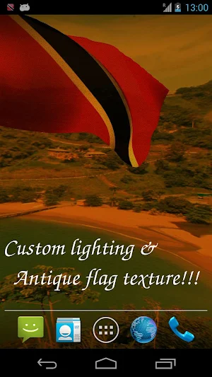 Trinidad & Tobago Flag Live Wallpaper Screenshot 3