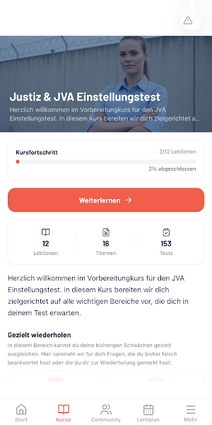 Justiz & JVA Einstellungstest Screenshot 0