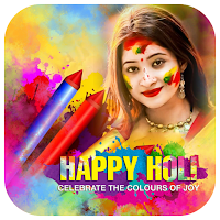 Happy Holi Photo Frame 2024