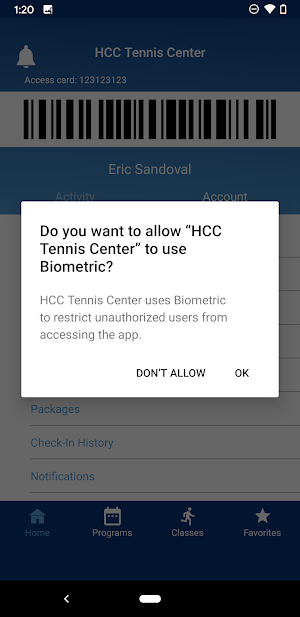 HCC Tennis Center Screenshot 3