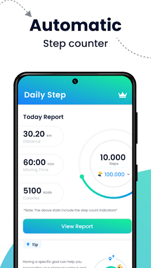 Daily Step: Step counter Screenshot 1