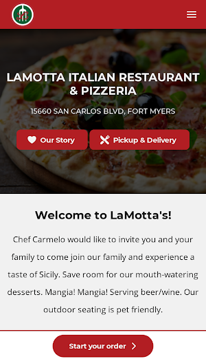 Lamotta's Italian Restaurant & Pizzeria Screenshot 0