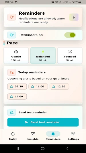 Hydra Coach: Water Reminder Screenshot 3