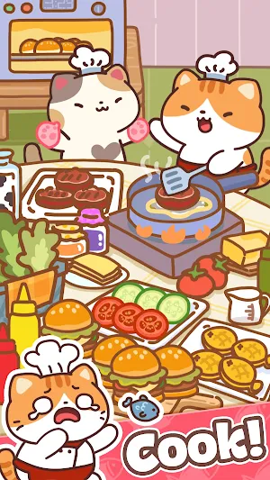 Cat Cooking Bar - Food game Screenshot 0