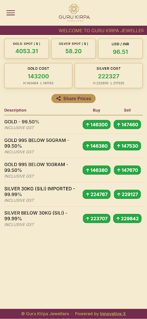 GKJ Bullion Screenshot 0