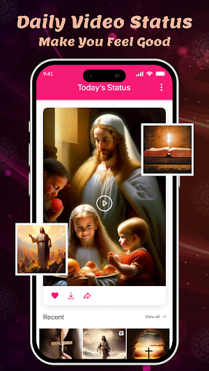 Jesus Video Status Chant Quote Screenshot 1