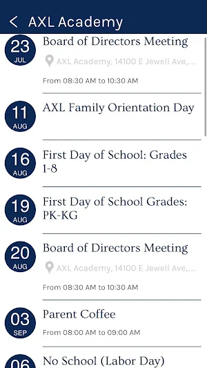 AXL Academy Screenshot 2