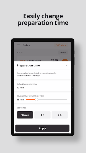 PAR Ordering Tablet App Screenshot 0