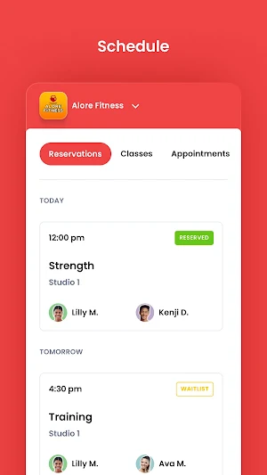 Alore Fitness Screenshot 2