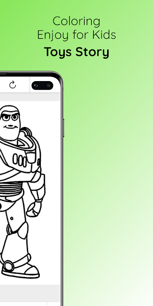 Toy Story Coloring Game Screenshot 1