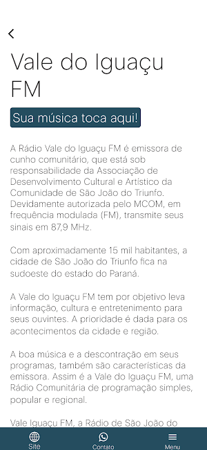 Vale do Iguaçu FM Screenshot 1