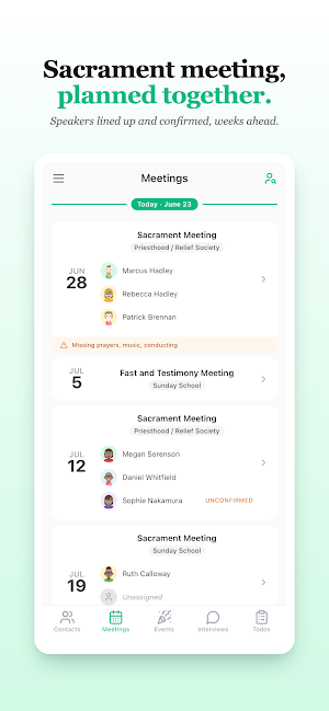 Numbered: LDS Leader App Screenshot 1