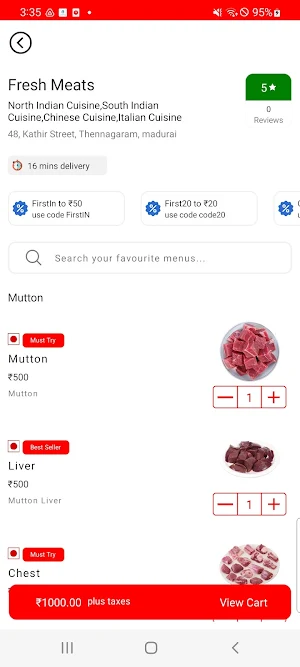 MeatXpresso Screenshot 1