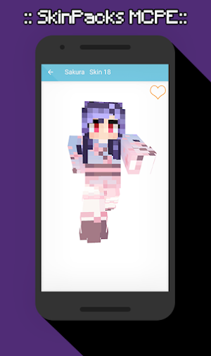 SkinPacks Sakura for Minecraft Screenshot 2