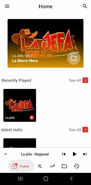 La jefa Radio 105.5 Screenshot 0