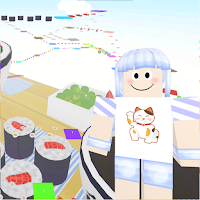 Japan food sushi obby parkour