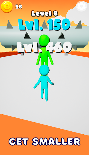 Size Man - Scale Up Run Game Screenshot 2