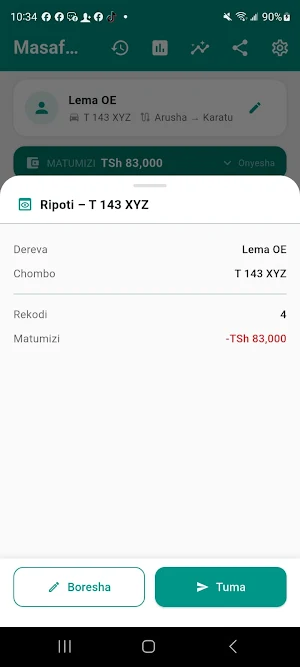 Masafa App Screenshot 3