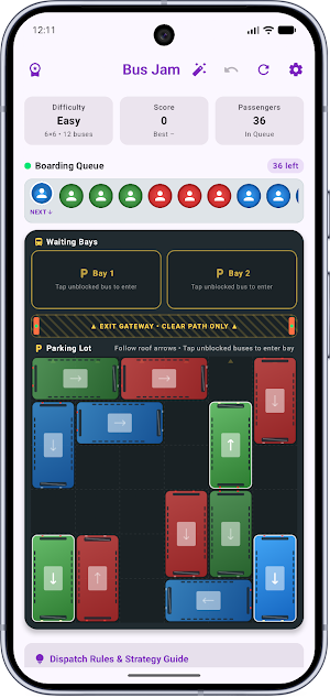 Bus Jam: Color Station Screenshot 0