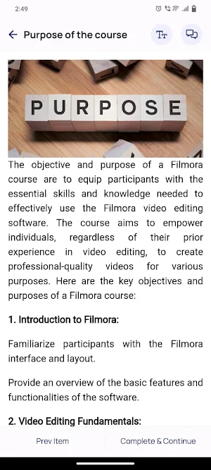 ICMA Learning Screenshot 3