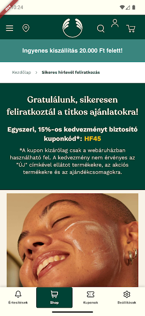 The Body Shop - Magyarország Screenshot 0