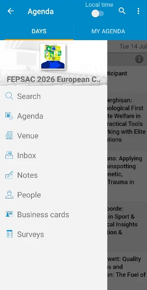 FEPSAC 2026 Timisoara Screenshot 1
