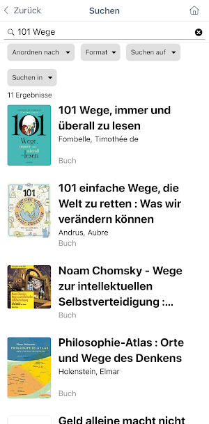 Kantonsbibliothek Baselland Screenshot 2