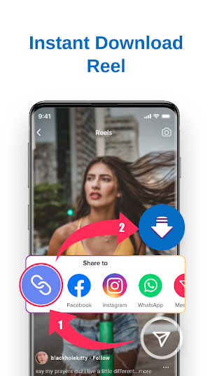 Reel Downloader No Watermark Screenshot 1