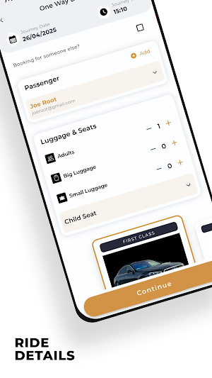 ERS Chauffeurs Screenshot 1