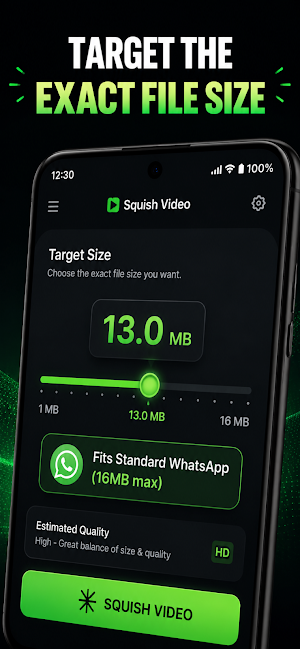 Squish Video: MP4 Compressor Screenshot 1