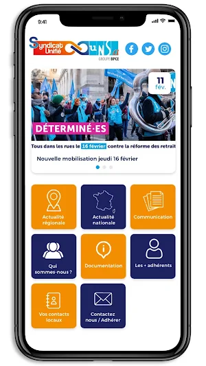 Syndicat Unifié-UNSA Screenshot 1