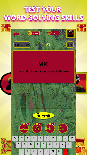 Unscramble Word: Celebrities Screenshot 1